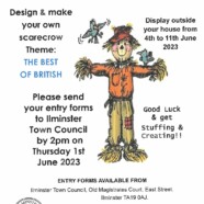 Ilminster Town Council Annual Scarecrow Competition 4-11th June 2023