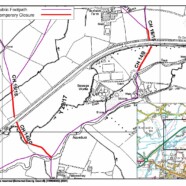 Temporary Closure of Footpaths CH14/10, CH 15/18, CH 15/15 and CH 14/9